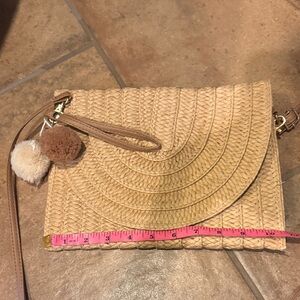 NWOT Boutique Straw Bag